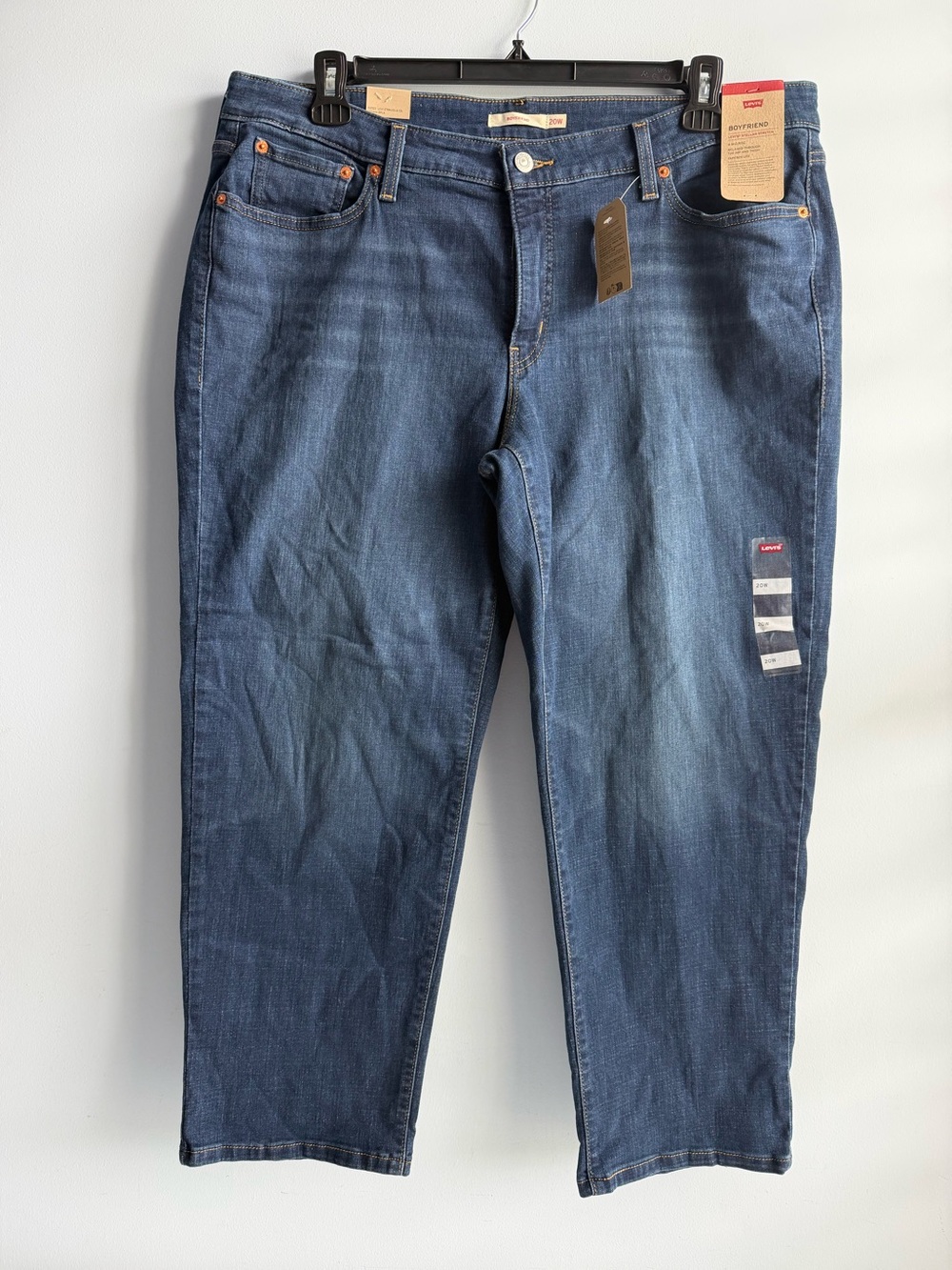 Levi’s Women’s Plus Size Blue Mid-Rise Boyfriend Women's Jeans Size 20W